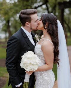 Liana Ramirez Instagram - 04.06.23. WE ARE MARRIED!!!!! photographer: @frannypullenphotography • • • wedding planner: @wolferandco / @thejamiewolfer florals: @fiftyflowers suits: @generationtux dresses: @sherrihill DJ: @atlastentertaintment venue: @canyonwoodridge Videographer: @justinruizmedia cake: @raynedesserts hair & makeup: @sammiezavala @heyhaleybray @makeupartistveronica champagne flutes: @elenahonch food: @tuscanoitalian staffing: @ambianceeventstaffing rentals: @premiereeventstx