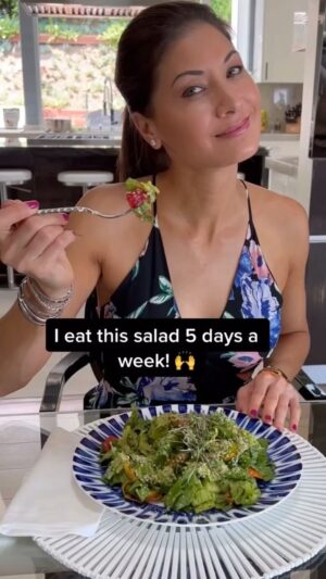 Liberté Chan Instagram - I live on salads, soups, smoothies and stir-fry’s. Here is a basic salad I make 5 days a week that’s packed with protein, healthy fats, fiber, complex carbohydrates   antioxidants (plus so much more!). 

It’s a common misconception that vegans are deficient in iron, protein and B12…but I’ve found that if you eat a wide range of plants, legumes, and mushrooms, you will likely find that you CAN have all your nutrient needs covered. I’m not pushing a vegan lifestyle on anyone, I honestly believe you should listen to your body’s needs because everyone is different and may not feel good on a solely plant-based diet 😉💚

Before you ask if I’m getting enough protein and B12…I am! I just received the results from my latest panel of bloodwork and my B12, protein, iron and folate are all on the high-end of the spectrum (but still in the healthy range). 

Recipe:

Base:
- Romaine Lettuce
- Carrots
- Cucumber 
- Cherry Tomatoes 
- Hemp Seeds
- Broccoli Spouts
For an added protein boost: add legumes or tofu

Dressing:
- Olive Oil
- White Wine Vinegar
- 1 Whole Avocado 
- Fresh lemon and/or lime juice 
- Himalayan Salt
- Cumin
- White Pepper
- Fresh cilantro   parsley

Lmk if you try it! I’d love to hear what you think. 

#homemadedressing #homemadesaladdressing #salad #eatathome #vegan #plantbased #healthylifestyle