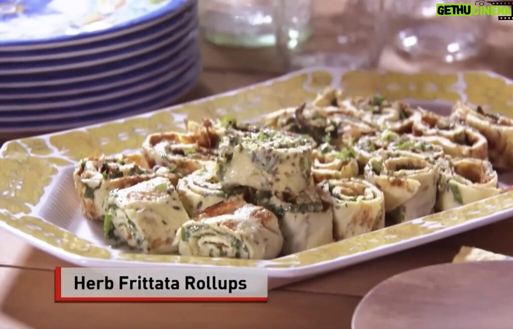 Lidia Bastianich Instagram - These Herb Frittata Roll-Ups make a wonderful appetizer to pass around at a cocktail party or for a weekend buffet brunch, stick a toothpick in each roll, and pass them around. Join me in my kitchen as I make them here - Link to recipe and video in my bio. Tutti a Tavola a Mangiare! #LidiasRecipes #LidiasItaly #LidiasKitchen #LidiaBastianich #ItalianFood #25YearsofLidia