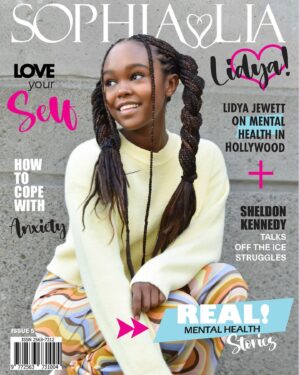 Lidya Jewett Instagram - so honored to be part of the vital conversation of mental health among youth. thank you @sophialiamag for including me. link in bio