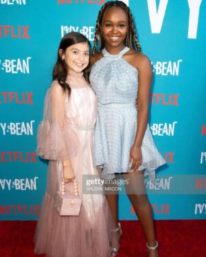 Lidya Jewett Instagram - Ivy   Bean premier. such a great night!! can’t wait for everyone to meet Nancy and the gang. start streaming on sept 2 on @netflix #ivyandbean #ivyandbeannetflix
