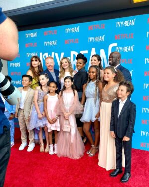 Lidya Jewett Instagram - Ivy   Bean premier. such a great night!! can’t wait for everyone to meet Nancy and the gang. start streaming on sept 2 on @netflix #ivyandbean #ivyandbeannetflix