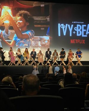 Lidya Jewett Instagram - Ivy   Bean premier. such a great night!! can’t wait for everyone to meet Nancy and the gang. start streaming on sept 2 on @netflix #ivyandbean #ivyandbeannetflix