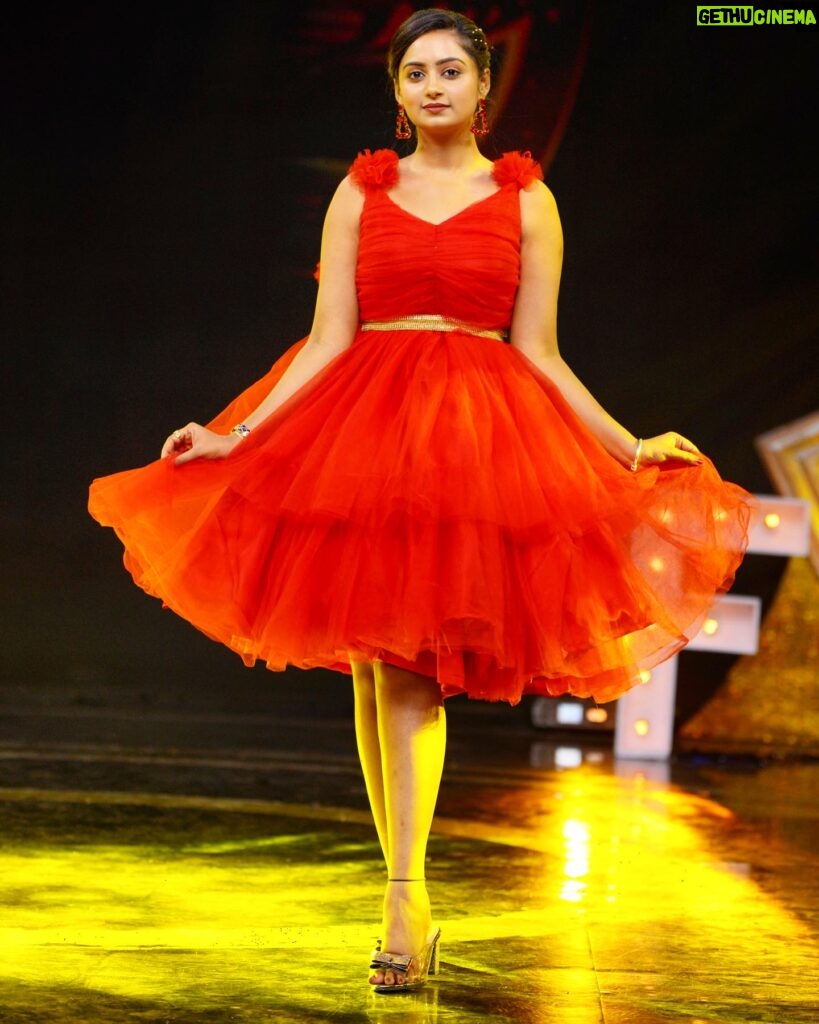 Likitha Murthy Instagram - Barbieing in Red frock❤️❤️🙈🥰 Beautiful dress by: @anuhyashetty_designer_studio Stylist: @apoorva_reddy_yaramala Pc: @paulino_pictures