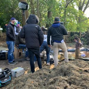 Lilly Aspell Instagram - Some behind the scenes photos filming Pursuit of Love with the incredible @emortimer * Fun fact I also stunt doubled as a blonde girl on a horse and got to play with the cutest little mouse. We filmed at Badminton house where I go every year to watch the horse trials. How lucky I am to meet and work with such talented people.  @the_devilshorsemen @clairewilliamsmua @jadewinterton 
#blessed #friends #memories #filmmaking #bts #actress #livingmybestlife #stuntgirl