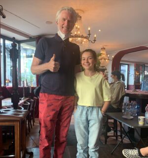 Lilly Aspell Instagram - Some time out with @matthewmodine from shooting a scene. This was a big moment for me given my love for @strangerthingstv 

Thank you everyone for all your kind messages about Retribution 🤍 

#matthewmodine #strangerthings #retribution #retributionmovie @studiocanal  @roadsideattractionsfilms