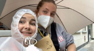 Lilly Aspell Instagram - ☔️! @kimahashemi 

#fundaysonset #lillyaspell #rainyday #💓