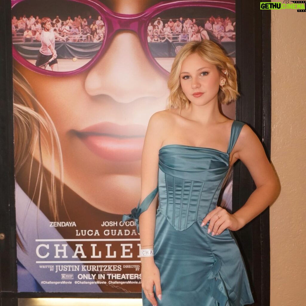 Lily Brooks O'Briant Instagram - Challengers Premiere 🎾✨ • • Guys, this movie is absolutely incredible. Immediately now in my top 5 movies. 🎬 I literally want to be Tashi Duncan. • • #challengers #challengersmovie @challengersmovie #movies #moviepremiere #film #losangeles #actress #actor #moviepremiere #tennis