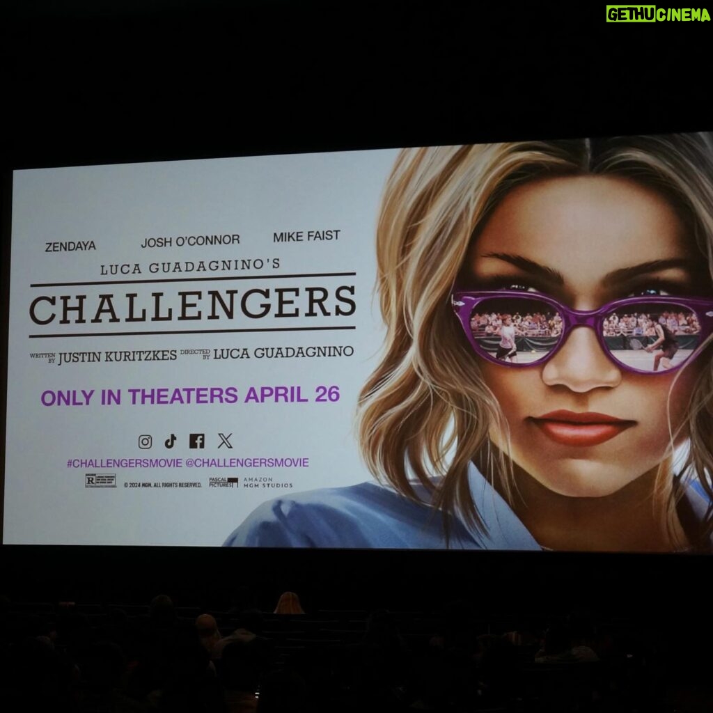 Lily Brooks O'Briant Instagram - Challengers Premiere 🎾✨ • • Guys, this movie is absolutely incredible. Immediately now in my top 5 movies. 🎬 I literally want to be Tashi Duncan. • • #challengers #challengersmovie @challengersmovie #movies #moviepremiere #film #losangeles #actress #actor #moviepremiere #tennis