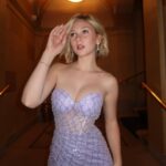 Lily Brooks O’Briant Instagram – wearing purple in honor of Endometriosis awareness 💜
thank you so much @prompartyshop for this GORGEOUS purple dress that was absolutely perfect for the Blossom Ball ✨
•
•
#endowarrior #endometriosis #blossomball #purpledress