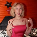 Lily Brooks O'Briant Instagram - Social Collision 🩷🤘🏻 • So much fun at @_xochitl.gomez clothing line launch with @hottopic You have to check out the line - congrats Xochitl! The line is so amazing! • • #hottopic #xochitlgomez #fashion #event #socialcollision