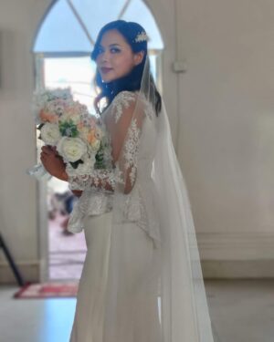 Lin Laishram Instagram - Throwing it back to my Christian wedding for a shoot.
Hair & make up @makeupbyangana 
 #ThrowbackThursday #shootdiaries