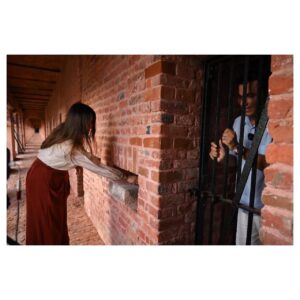 Lin Laishram Instagram - This trip to the Cellular Jail in Kala Pani, Port Blair, was incredibly significant for me. Watching my husband, @randeephooda endure so much while making the film on Veer Savarkar was heart-wrenching. I witnessed the weight loss, the increasing responsibility, and the relentless dedication he poured into being the director, producer, writer, and actor. Honestly, I began to despise the project because I couldn’t bear to see him struggle so intensely.

But now, seeing the final product on screen fills me with immense pride. This visit brought me much-needed closure and a profound respect for the sacrifices made both then and now. 

#KalaPani #CellularJail #PortBlair  #ProudWife