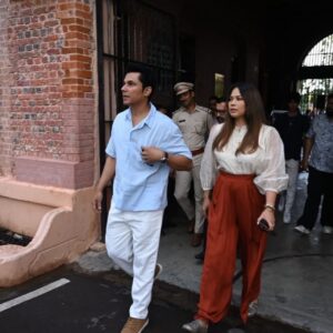 Lin Laishram Instagram - This trip to the Cellular Jail in Kala Pani, Port Blair, was incredibly significant for me. Watching my husband, @randeephooda endure so much while making the film on Veer Savarkar was heart-wrenching. I witnessed the weight loss, the increasing responsibility, and the relentless dedication he poured into being the director, producer, writer, and actor. Honestly, I began to despise the project because I couldn’t bear to see him struggle so intensely.

But now, seeing the final product on screen fills me with immense pride. This visit brought me much-needed closure and a profound respect for the sacrifices made both then and now. 

#KalaPani #CellularJail #PortBlair  #ProudWife