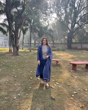 Lin Laishram Instagram - Delhi ❤️

Wearing @rekhaagra_ 
Style @esthetique.by.jenny @iamjennylaisram