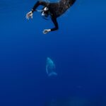 Lina Esco Instagram - here’s to a deeper 2023 ✨ @karimiliya thank you for capturing this unforgettable moment of me coming down to get close to the calf and momma way below… 👁️