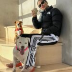 Lina Esco Instagram - doesn’t get better than decafs and doggies