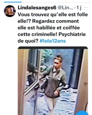 Linda Youdif Instagram - Elle se pavane sur tik tok cette criminelle, ce monstre! Elle a fait des vidéos et les avocats prétendent qu’elle est folle! C BFM qui a diffusé les vidéos! #justicepourlola #lola 👿👿