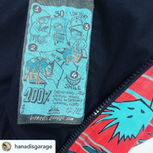 Linda Zervakis Instagram - Posted @withregram • @hanadisgarage Inspired by a jacket with African patterns I got from an artist in Paris, I set out to make my own art jacket. I wanted it to be made locally and be involved in the production process as much as possible, so I looked for the right people to work with. When I met Amira and her colleagues from Stitch By Stitch in Frankfurt, the course was set. Now here it is, my first art jacket, limited to 10 numbered pieces. There is a hidden character in each jacket and I hand drew the washing instructions. The jacket comes in a screen printed box made out of hemp and is fully recyclable. What a fun project. And Even more fun because I got to meet a bunch of real cool ladies and their stories:

Amira from @stitchbystitch.de  who shared the story of her journey from northern Syria to Germany and the struggle she went through to get to were she is right now. 

Claudia from @stitchbystitch.de and the story of creating such great sewing shop and a safe work environment for women who are seeking a better future in their new home in Germany. 

And thanks to Michalis @michpant I got to meet @lindazervakis, a great woman who inspired the hell out of me. What an awesome human being. She was so busy with her new podcast Gute Deutsche @spotify and still she found the time to support me and my project. And I am more than thankful for that.

This project has already payed off for me by meeting all these amazing, strong women. 

There are 2 woman Sizes for this jacket:
S-M 
L-XL 
It is made from Bio Cotton Satin so it is really soft and feels great on the body. Enjoy!