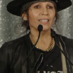 Linda Perry Instagram - Linda Perry takes the stage at the 2024 #ResonatorAwards with an inspiring speech about recognizing powerful women in the music industry 💪