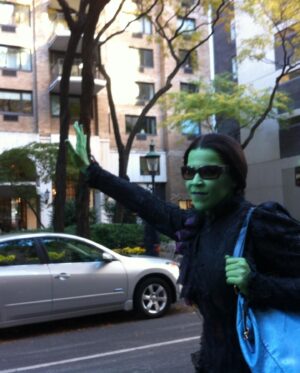 Lindsay Mendez Instagram - Happy 20th Anniversary @wicked_musical !!! You gargantuan, beautiful, impossible, amazing show. I am so grateful to have had the chance to don the green for your 10th Anniversary 10 YEARS AGO (MY GOD.) So grateful to have had the opportunity to work with some of my best friends and tackle a role of a lifetime. And so happy to have been changed “For good.”
Best witches!!!!! Xo LM