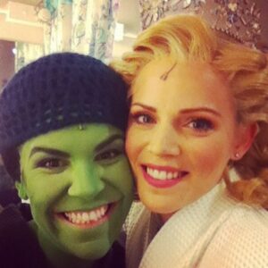 Lindsay Mendez Instagram - Happy 20th Anniversary @wicked_musical !!! You gargantuan, beautiful, impossible, amazing show. I am so grateful to have had the chance to don the green for your 10th Anniversary 10 YEARS AGO (MY GOD.) So grateful to have had the opportunity to work with some of my best friends and tackle a role of a lifetime. And so happy to have been changed “For good.”
Best witches!!!!! Xo LM