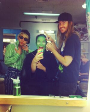 Lindsay Mendez Instagram - Happy 20th Anniversary @wicked_musical !!! You gargantuan, beautiful, impossible, amazing show. I am so grateful to have had the chance to don the green for your 10th Anniversary 10 YEARS AGO (MY GOD.) So grateful to have had the opportunity to work with some of my best friends and tackle a role of a lifetime. And so happy to have been changed “For good.”
Best witches!!!!! Xo LM