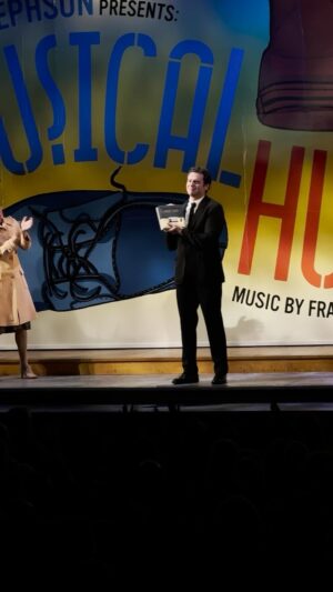 Lindsay Mendez Instagram - I’m not crying, you’re crying. The first performance of #MerrilyOnBway after winning 4 Tony Awards including Best Revival of a Musical ❤️