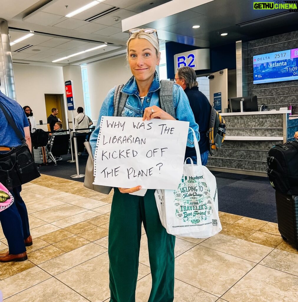 Lindsay Czarniak Instagram - First of all, this is just mean. We love librarians! Secondly as far as airports go, we enjoyed you Myrtle Beach! #JOTD #jokes #laugh #family #travel