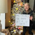 Lindsay Czarniak Instagram – A Christmas tree shouldn’t necessarily make it to Earth Day but ours did because it was my Taylor Swift themed tree and she grew up on a Christmas tree farm so I tried to justify to my family for months that this tree should just stay up 24/7 -365. But I lost that battle today so I can’t wait to put it up again next year and in honor of Earth Day and Swifties everywhere – this joke is for you. (And full tree description is in my stories) #JOTD #jokes #love #trees #earthday