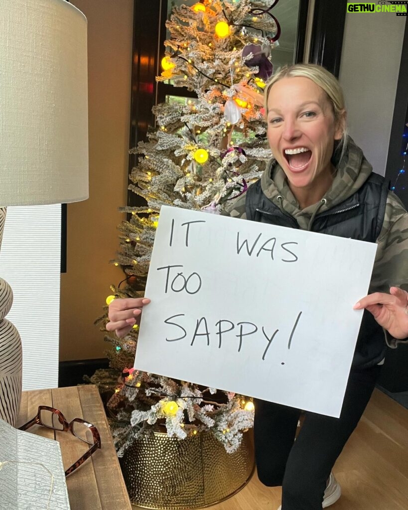Lindsay Czarniak Instagram - A Christmas tree shouldn't necessarily make it to Earth Day but ours did because it was my Taylor Swift themed tree and she grew up on a Christmas tree farm so I tried to justify to my family for months that this tree should just stay up 24/7 -365. But I lost that battle today so I can't wait to put it up again next year and in honor of Earth Day and Swifties everywhere - this joke is for you. (And full tree description is in my stories) #JOTD #jokes #love #trees #earthday