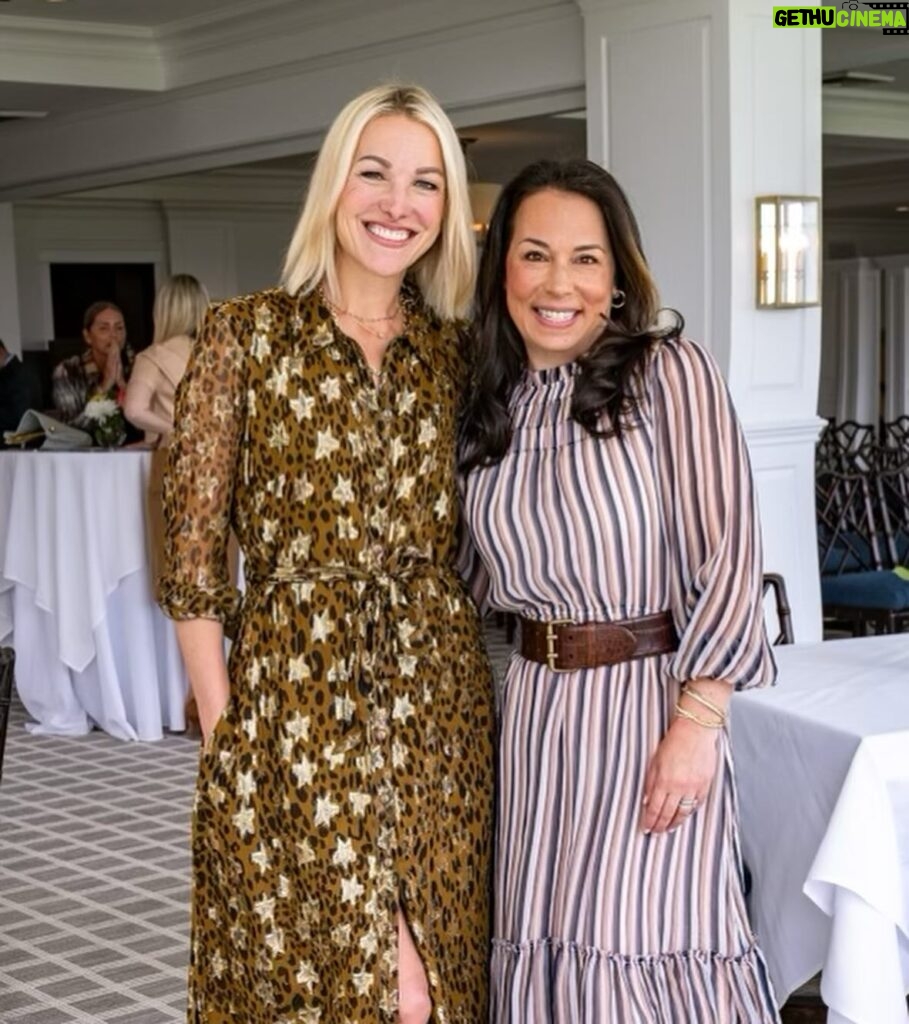 Lindsay Czarniak Instagram - This woman is a FORCE and so much fun. Thanks @samanthayanks - Editor in Chief - @westportmagazine and Co-Founder @theconnecticutedit for asking me to cohost this luncheon in support of @connecticutchildrens The work they do is life changing. We've seen it first hand. Grateful to have them as part of our community and to see so many friends show up to support their mission to help children in so many ways. #community #love #family