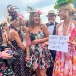 Lindsay Czarniak Instagram – Group effort! Derby humor  #JOTD #jokes #laugh #kentuckyderby #horseracing #horses #thoroughbred #thoroughbreds