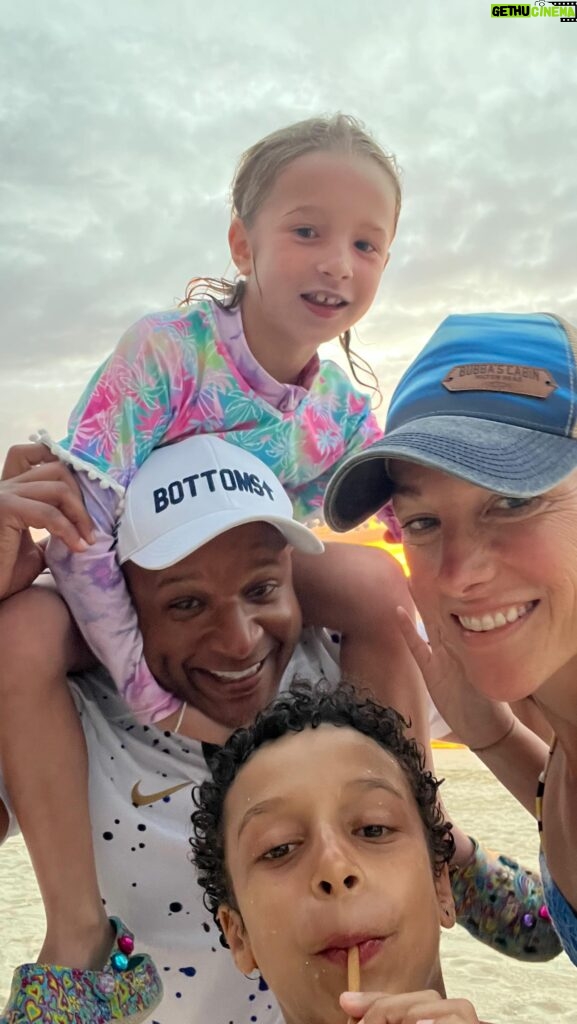 Lindsay Czarniak Instagram - It's freezing in CT! Throwing it back to our warm weather getaway this time last month. I'm beyond grateful for the chance to make memories and to experience things through our kids eyes even if it did mean braving the wake 57 times on the inner tube over the course of a few days. #family #love #vacation #grateful #weloveyouantigua