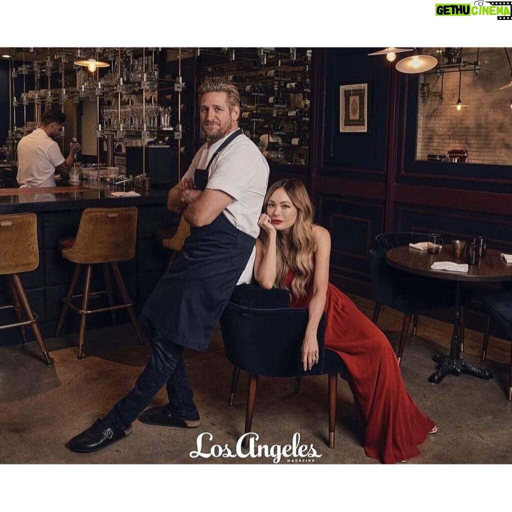 Lindsay Price Instagram - Thank you @lamag for the beautiful feature, helping us celebrate the 10th anniversary of both @mauderestaurant and 10 years of marriage. In both cases it just keeps getting better. ♥️