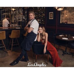 Lindsay Price Instagram - Thank you @lamag for the beautiful feature, helping us celebrate the 10th anniversary of both @mauderestaurant and 10 years of marriage. In both cases it just keeps getting better. ♥️