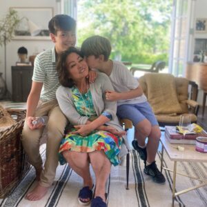 Lindsay Price Instagram - Loves of my life and the giant love bomb day. Thank u @curtisstone