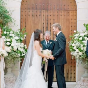 Lindsay Price Instagram - Happy Anniversary @curtisstone! Here are two of our 4 weddings.  Don’t have any pictures from the one in Vegas and the one you split your pants at so we can just remember those ones in our hearts and minds.  Love u.  This is fun.