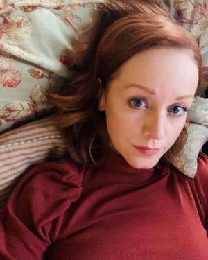 Lindy Booth Instagram - feeling a little pre-raphaelite today.