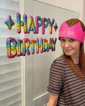 Lindy Booth Instagram - If the crown fits….. thank you for all of the birthday greetings yesterday! I saw then all and am so grateful for the virtual love! ❤️