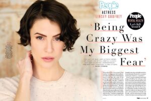 Linsey Godfrey Instagram - So grateful to @people for this interview. Thank you to the wonderful Emily Strohm for how beautifully she told my story. It was such a pleasure speaking with her. 
The full interview is on newsstands this Friday. I hope you grab a copy! 
My hope is the more we speak about mental health issues the less alone we all feel. I hope the more we speak about it the more we see the need for accessibility for diagnosis and treatment. It needs to be a right for all not the privilege for some. Mental health issues affect 1 in 4 Americans.
If you or someone you know is struggling please reach out for help.
You’re not alone. I’m here.

National Suicide Hotline
1-800-273-8255

#mentalhealthawareness #mentalhealthmatters #bpd #bipolar #anxiety #depression #ocd