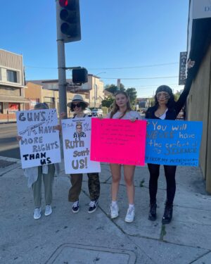 Linsey Godfrey Instagram - We will fight! We will fight for our daughters, our sisters, our mothers, our grandmothers, our nieces and cousins! That includes trans men and non-binary people. 
We had the honor of @victoriakonefal and @lindsbleepbloop joining us this time! What a powerful moment to share. I’m grateful for these amazing women in my life. We will fight! 

Fuck you SCOTUS! Religion has NO place in our government!
It’s a woman’s right to choose!
Reproductive rights are healthcare!

Now is the time to be loud. Now is the time to fight. Women of color have been telling us this was coming for years and we didn’t listen. 
We should have listened!
We need to listen now! 
They told us about forced sterilization of women of color at the border and in our native and black communities historically. 
We should have listened!
We need to listen NOW!
This will affect you. Someone you love. It doesn’t stop here. They’re going after contraceptives next. After that they’re going after Obergefell and then Lawrence. They’re coming for your way of life if you don’t fit the ableist, cisgender, heterosexual, Christian narrative.
Do NOT be complacent. Do NOT stay quiet. Silence is compliance.