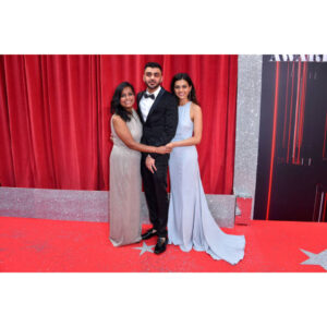 Lisa Ambalavanar Instagram - Last night at the British Soap Awards. #babysfirstredcarpet #britishsoapawards #bbcdoctors