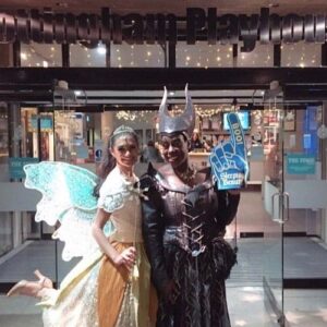 Lisa Ambalavanar Instagram - Back to Nottingham Playhouse today to start Beauty and the Beast 🥀 
2021 ➡️ 2019