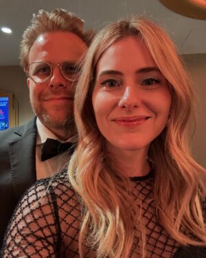 Lisa Hanawalt Instagram - Happiest 15th anniversary to @adamconover , the most generous, funny, and open-hearted person I could ever hope to meet! How lucky I feel to keep evolving with you in surprising new ways. Life just doesn’t feel right unless I can hear your sage opinions and absurd jokes about literally everything 🩷🩷