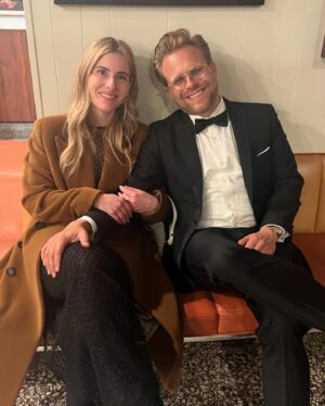 Lisa Hanawalt Instagram - Happiest 15th anniversary to @adamconover , the most generous, funny, and open-hearted person I could ever hope to meet! How lucky I feel to keep evolving with you in surprising new ways. Life just doesn’t feel right unless I can hear your sage opinions and absurd jokes about literally everything 🩷🩷