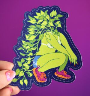 Lisa Hanawalt Instagram - Stickers are here! And some original art too. 😉 Link in bio. UPDATE: STICKERS ARE SOLD OUT 😵🤯 I will look into doing a restock, thank you all for bearing with me! 🙏