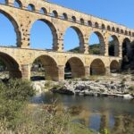 Lisa-Marie Koroll Instagram - Road tripping 🐬 1. First tapas stop in Peñiscola 2. Inhaling the french country air 3. and 4. visiting the pope palace in Avignon and 5. marvel at the mysterious art of #EvaJospin 6. wandering the streets of Avignon 7. Dipping into the Gardon under the Pont du Gard 8. and 9. Jumping into the Mediterranean Sea and 10. Enjoying Henry’s holiday face