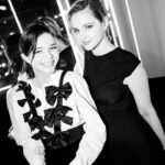 Lisa-Marie Koroll Instagram - Double trouble @lisa.vicari 🖤 Thank you for the wonderful evening @armanibeauty Styling @leenazimmermann @emporioarmani @bulgari Glam @philippverheyen @tillzettl @armanibeauty #makeup