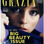 Lisa-Marie Koroll Instagram - Mein allererstes Cover! 🥹🥹🥹🥹Danke @armanibeauty für dieses Erlebnis. Danke liebes @grazia_magazin Team für den schönen Shootingtag. Danke @michalatus für diese tollen Looks. Danke @sarahlfalk für deinen mega Support IMMER! Ich freue mich so krass doll!! ❤️❤️❤️